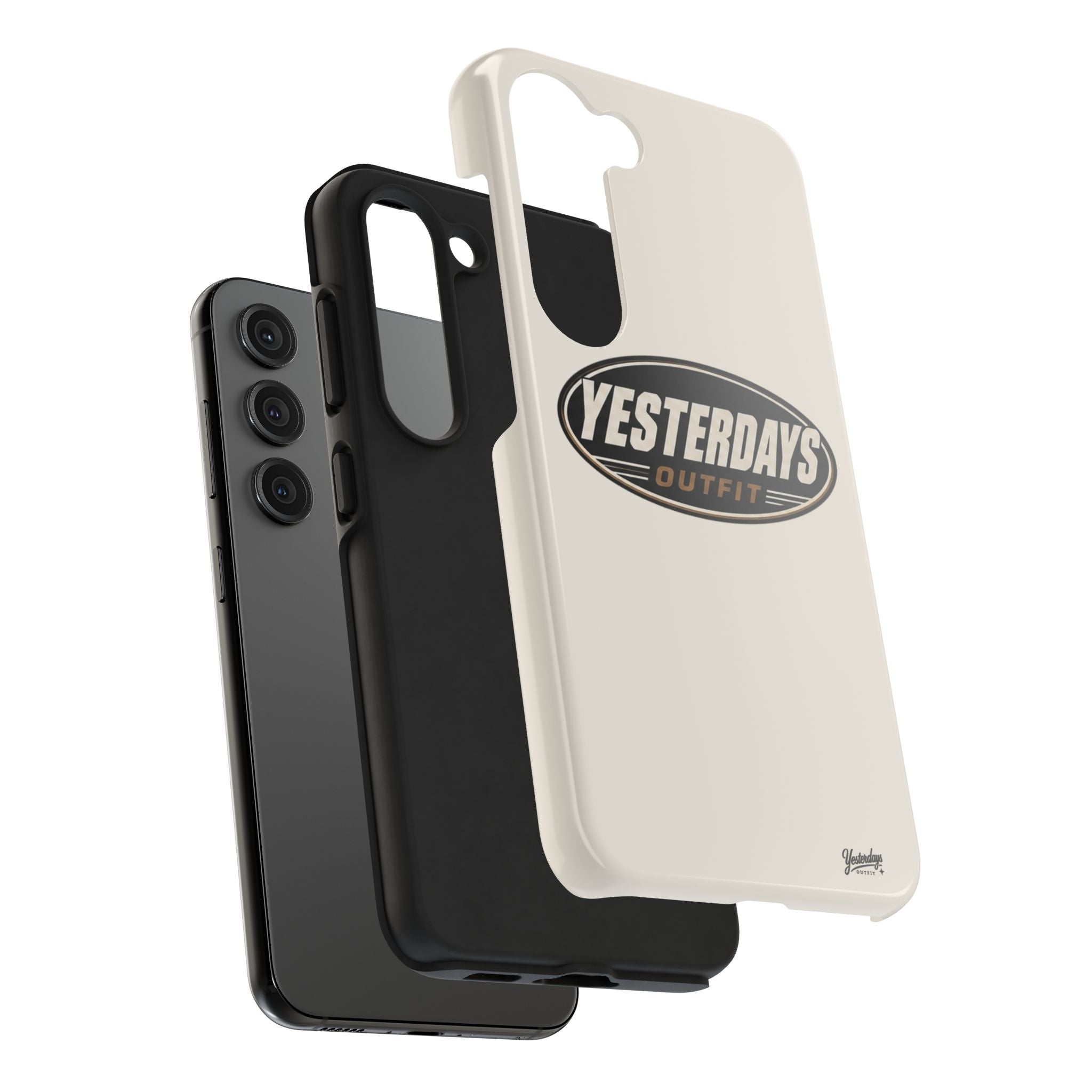 Yesterdays Outfit phone case | Tough Phone Cases, retro oval logo