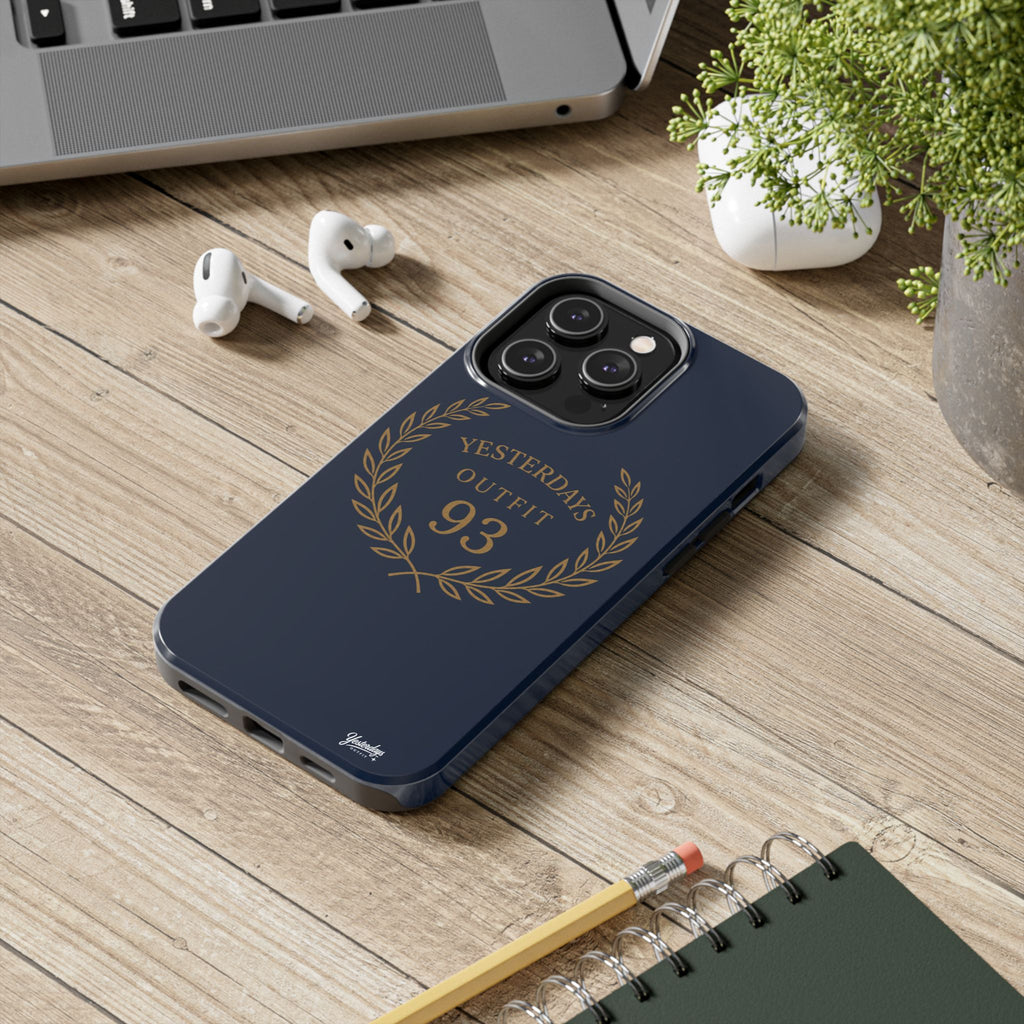 Yesterdays Outfit 93 Phone Case | Laurel Wreath Navy Protective Case