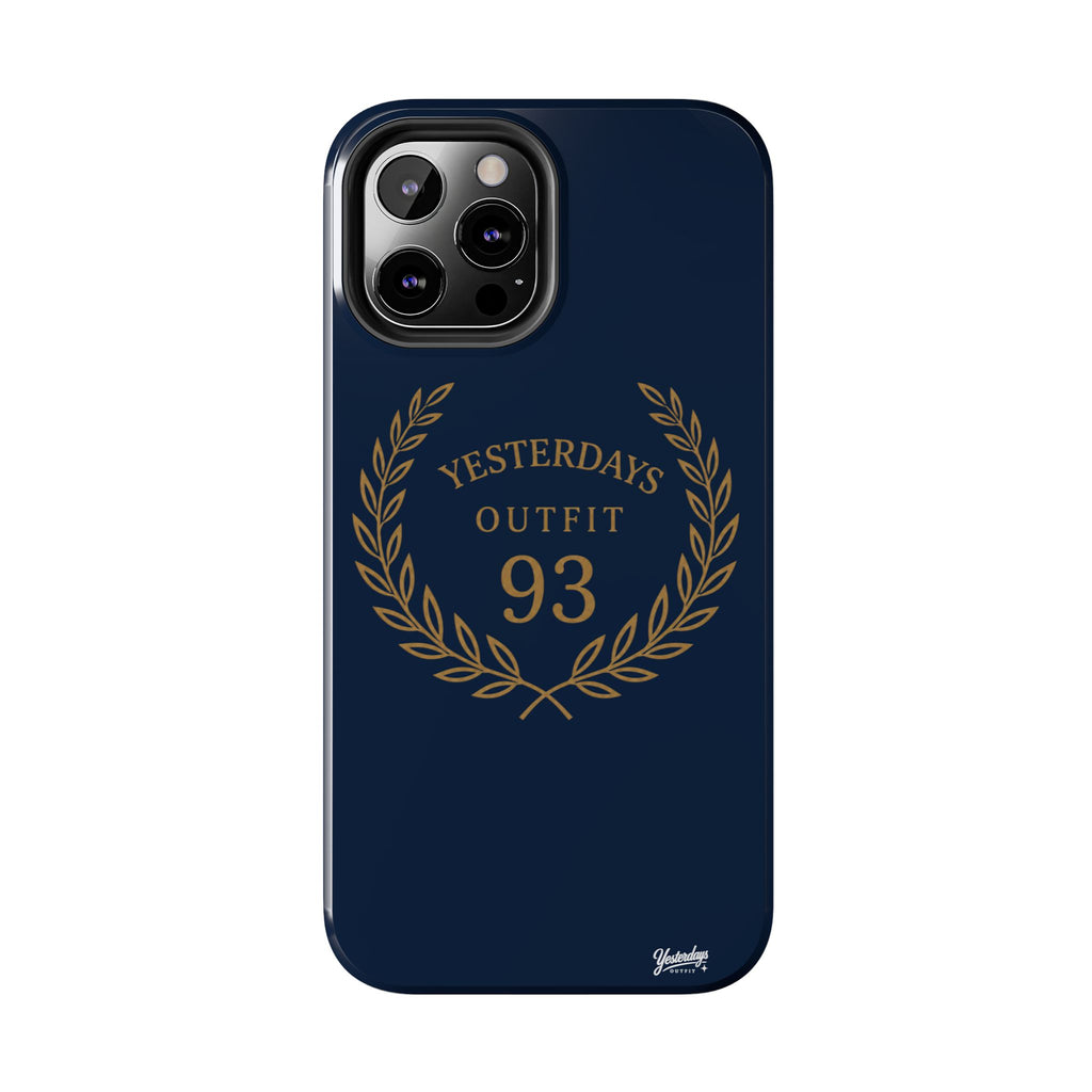 Yesterdays Outfit 93 Phone Case | Laurel Wreath Navy Protective Case