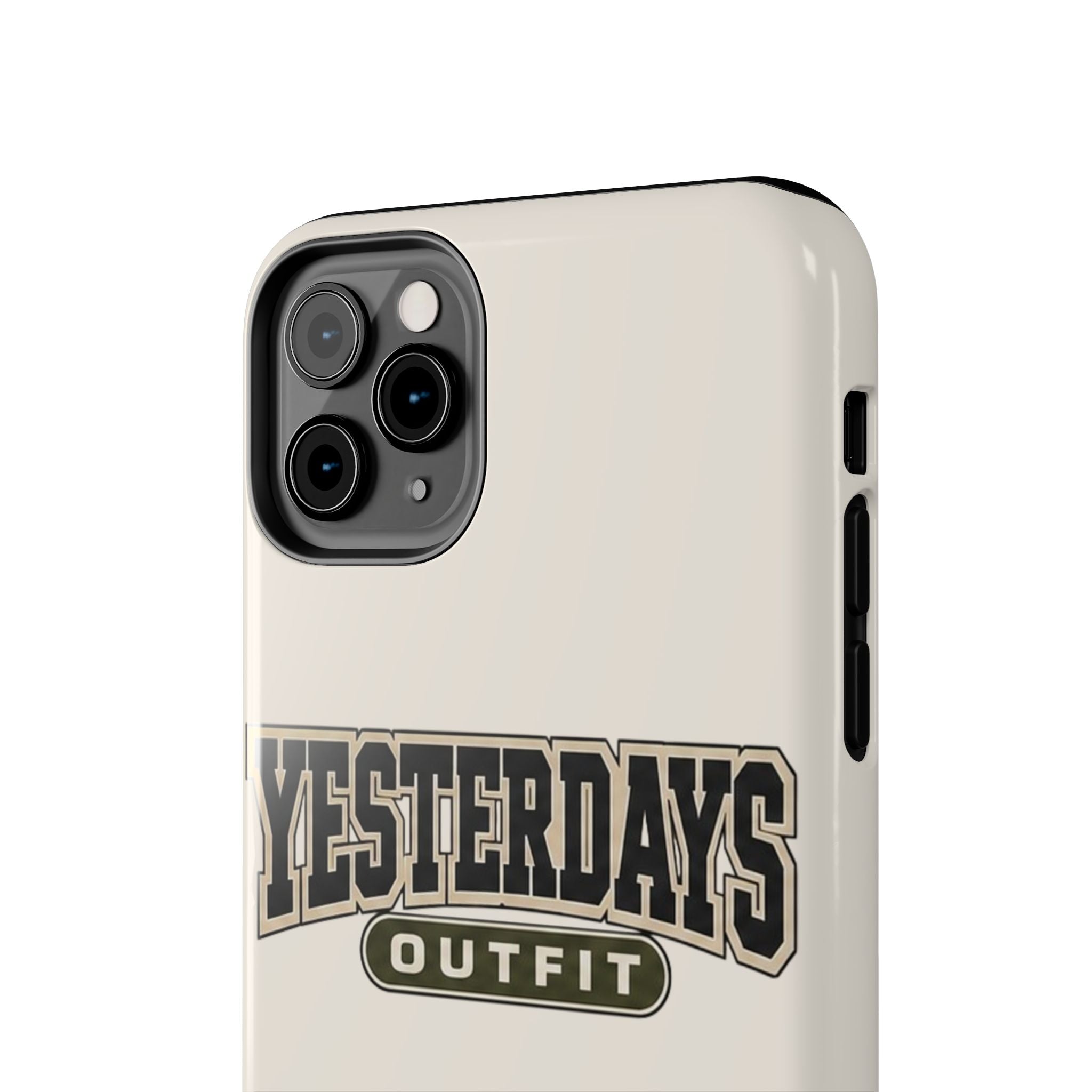 Yesterdays Outfit Phone Case | Retro Collegiate Logo, Tough Phone Case