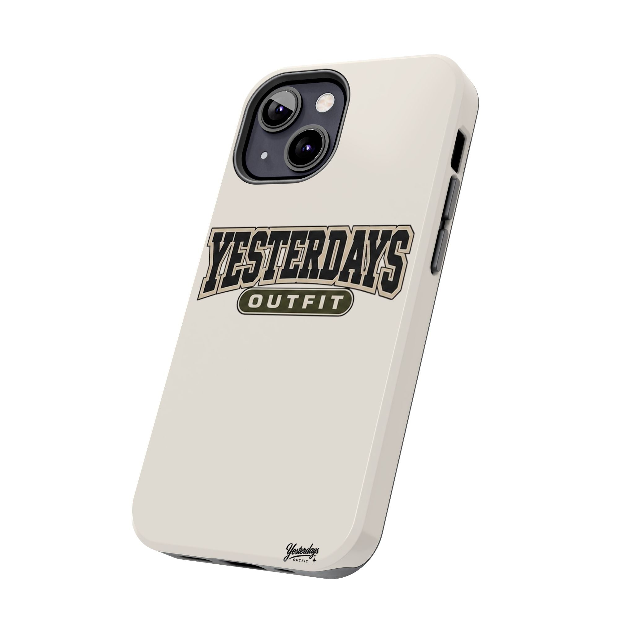Yesterdays Outfit Phone Case | Retro Collegiate Logo, Tough Phone Case