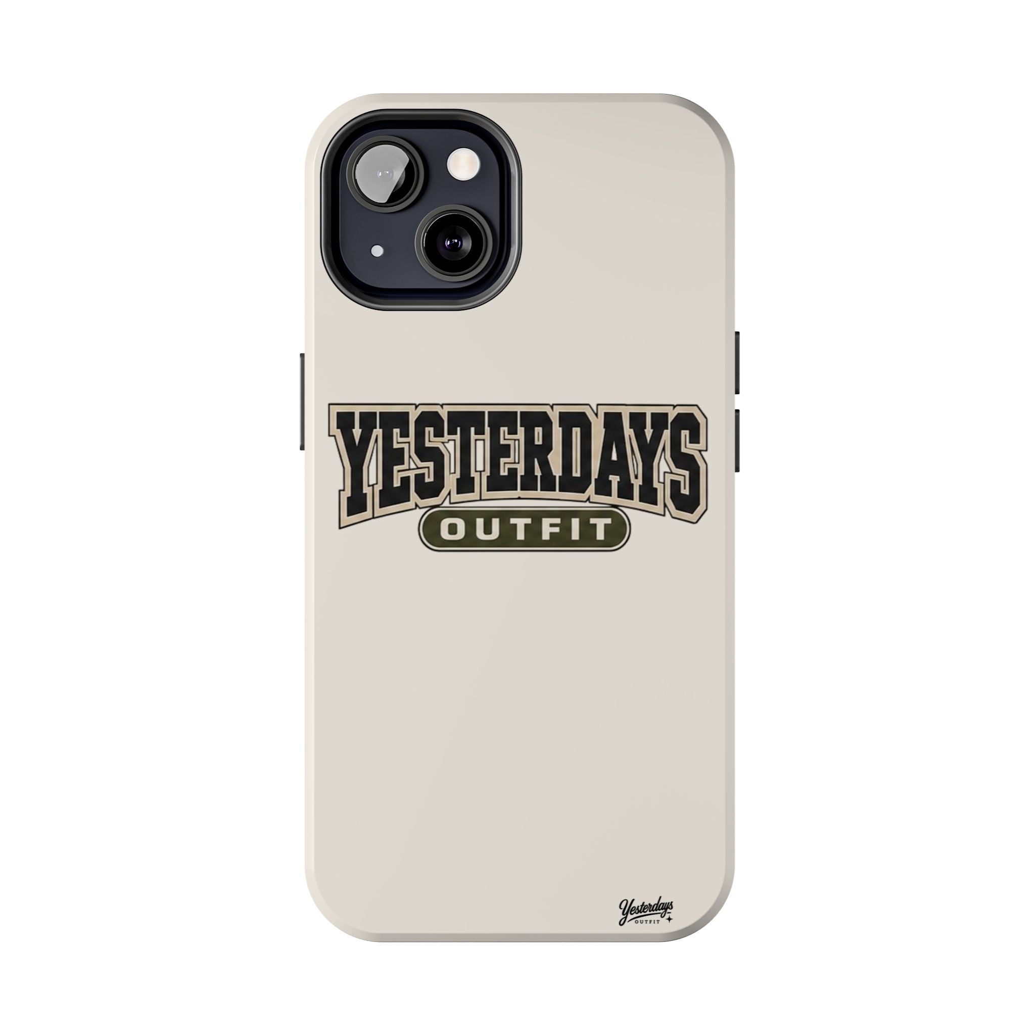 Yesterdays Outfit Phone Case | Retro Collegiate Logo, Tough Phone Case