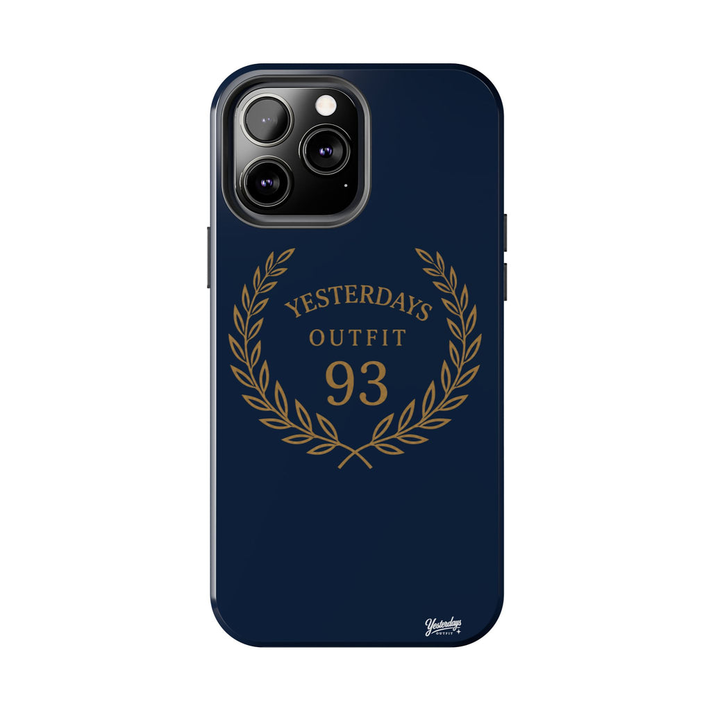 Yesterdays Outfit 93 Phone Case | Laurel Wreath Navy Protective Case