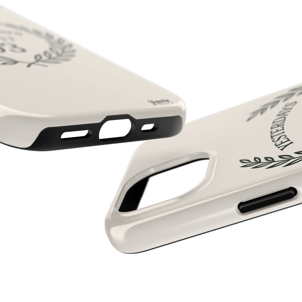 Yesterdays Outfit 93 phone case | laurel wreath graphic
