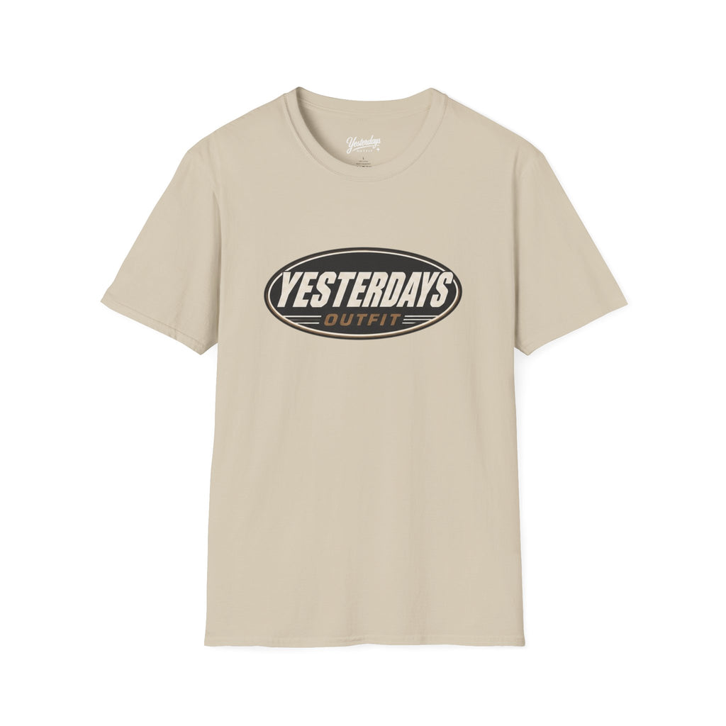 Yesterdays Outfit logo T-Shirt | Vintage oval graphic tee