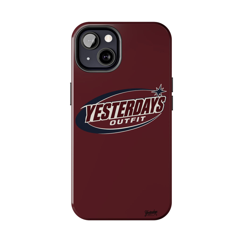 Yesterdays Outfit logo Tough Phone Case | Retro Badge iPhone Android