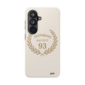 Yesterdays Outfit 93 phone case | laurel wreath vintage number design