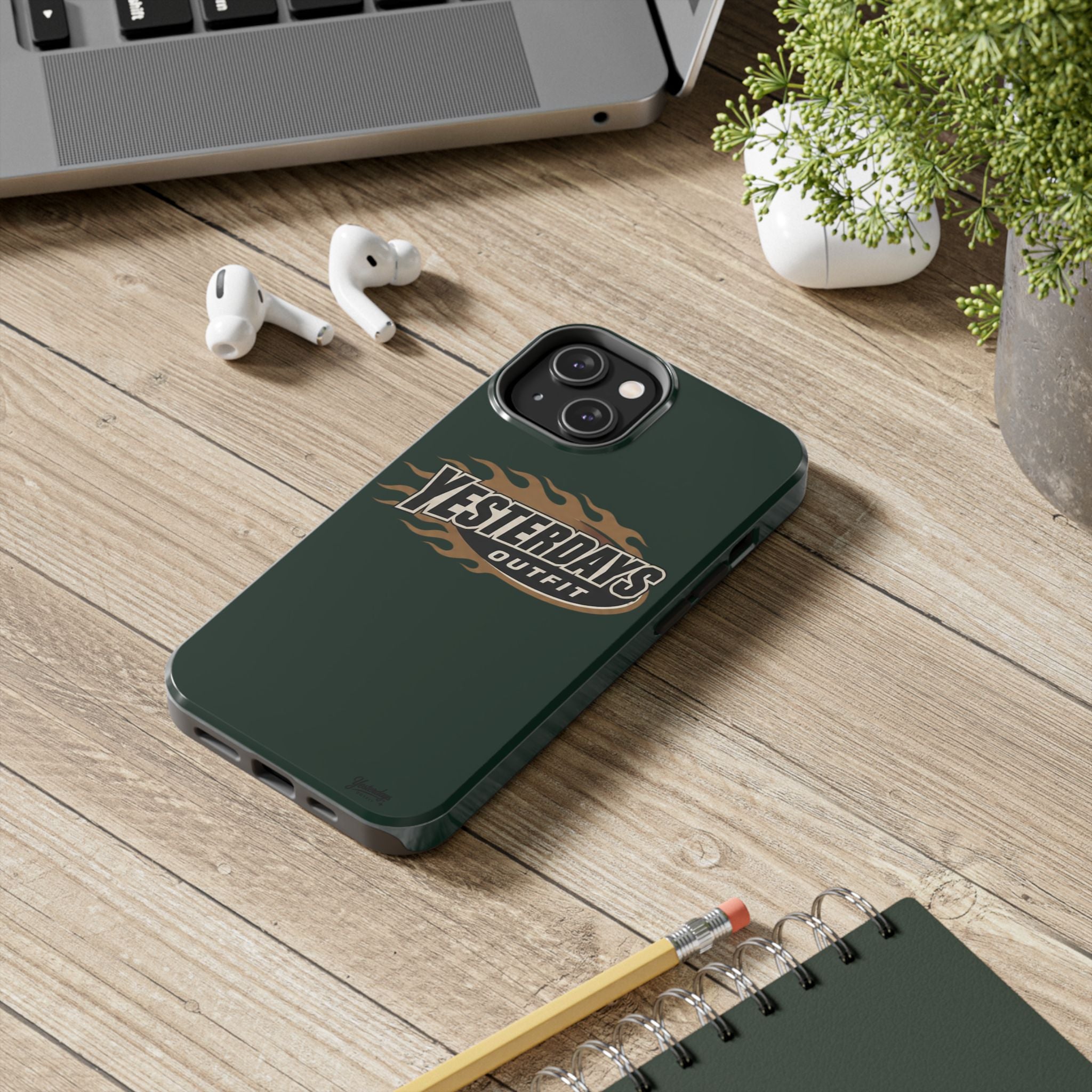 Yesterdays Outfit Flame Logo phone case | Tough Phone Cases