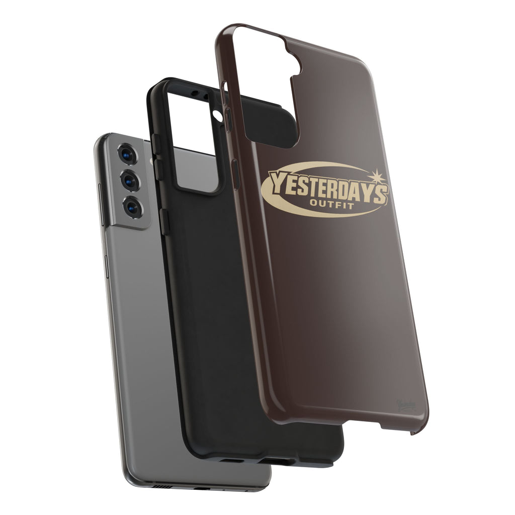 Yesterdays Outfit logo Tough Phone Case | Retro Badge Phone Case