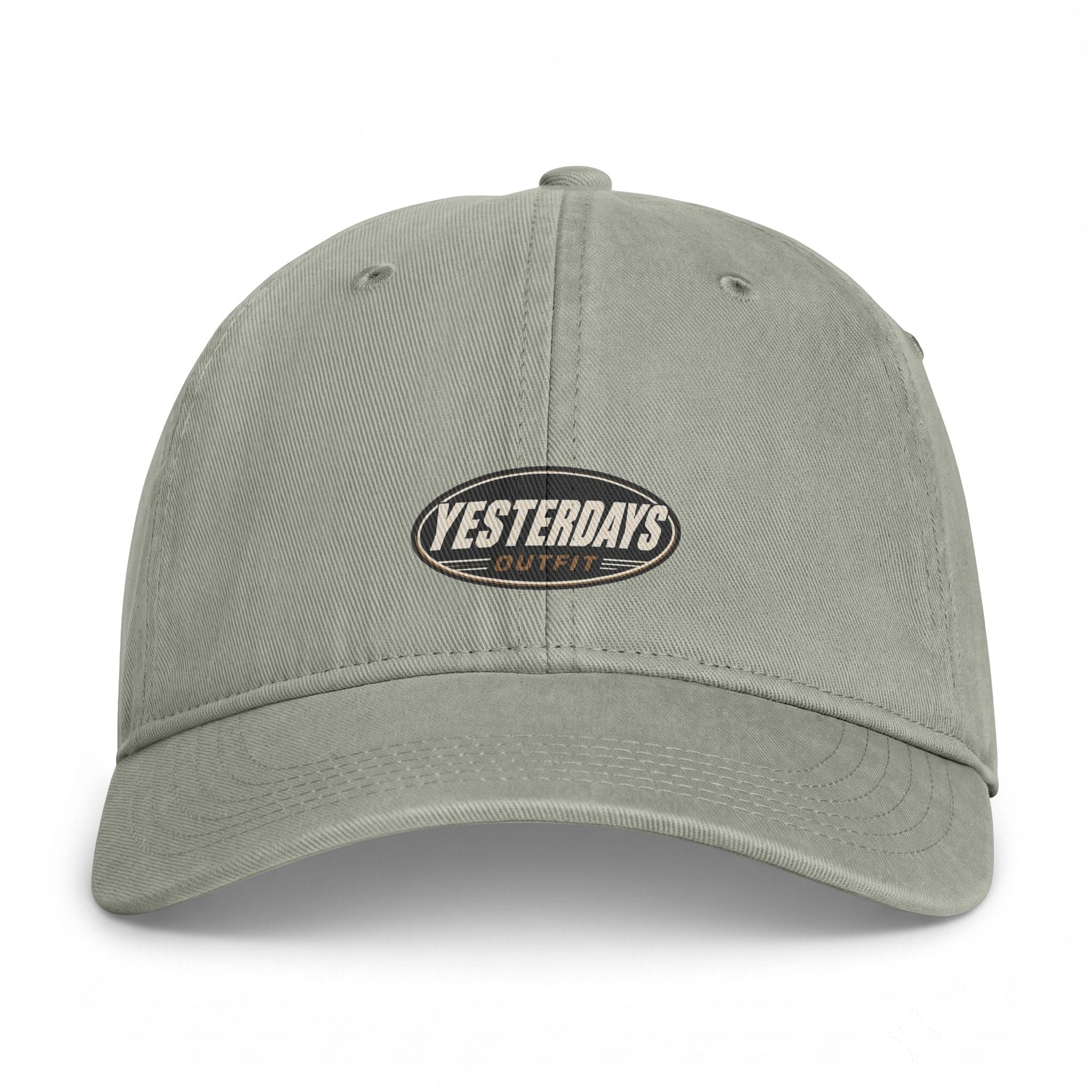 Yesterdays Outfit Oval Logo Cap | Washed Coastal Baseball Hat