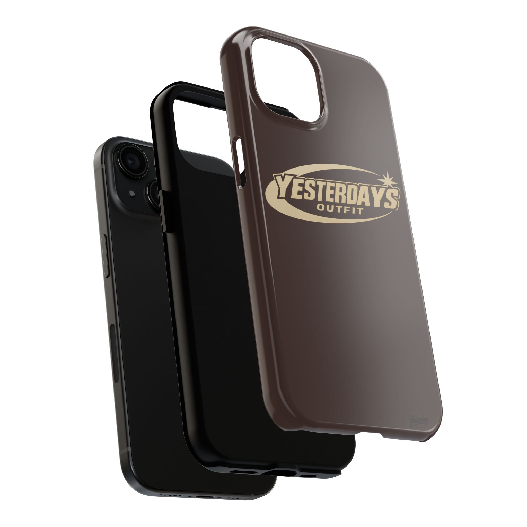 Yesterdays Outfit logo Tough Phone Case | Retro Badge Phone Case