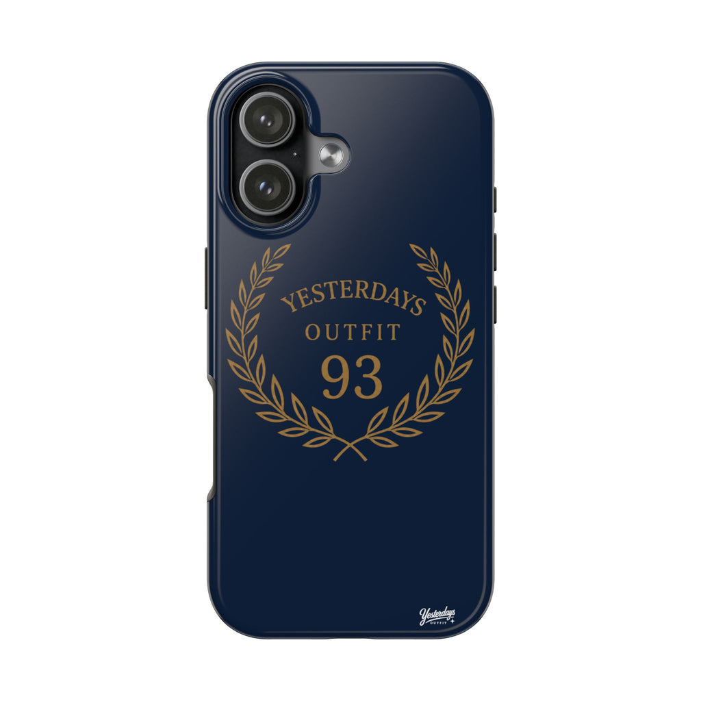Yesterdays Outfit 93 Phone Case | Laurel Wreath Navy Protective Case