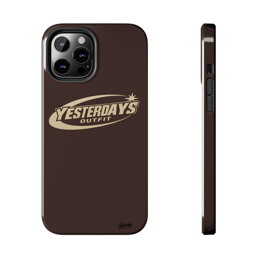 Yesterdays Outfit logo Tough Phone Case | Retro Badge Phone Case