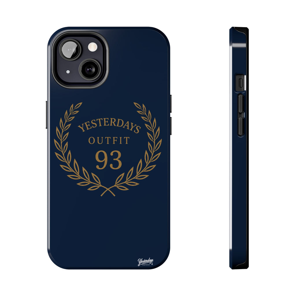 Yesterdays Outfit 93 Phone Case | Laurel Wreath Navy Protective Case