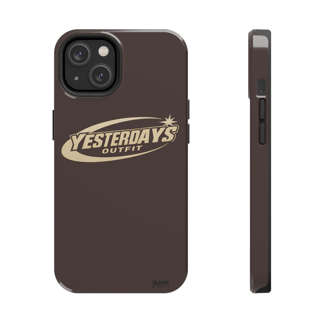 Yesterdays Outfit logo Tough Phone Case | Retro Badge Phone Case