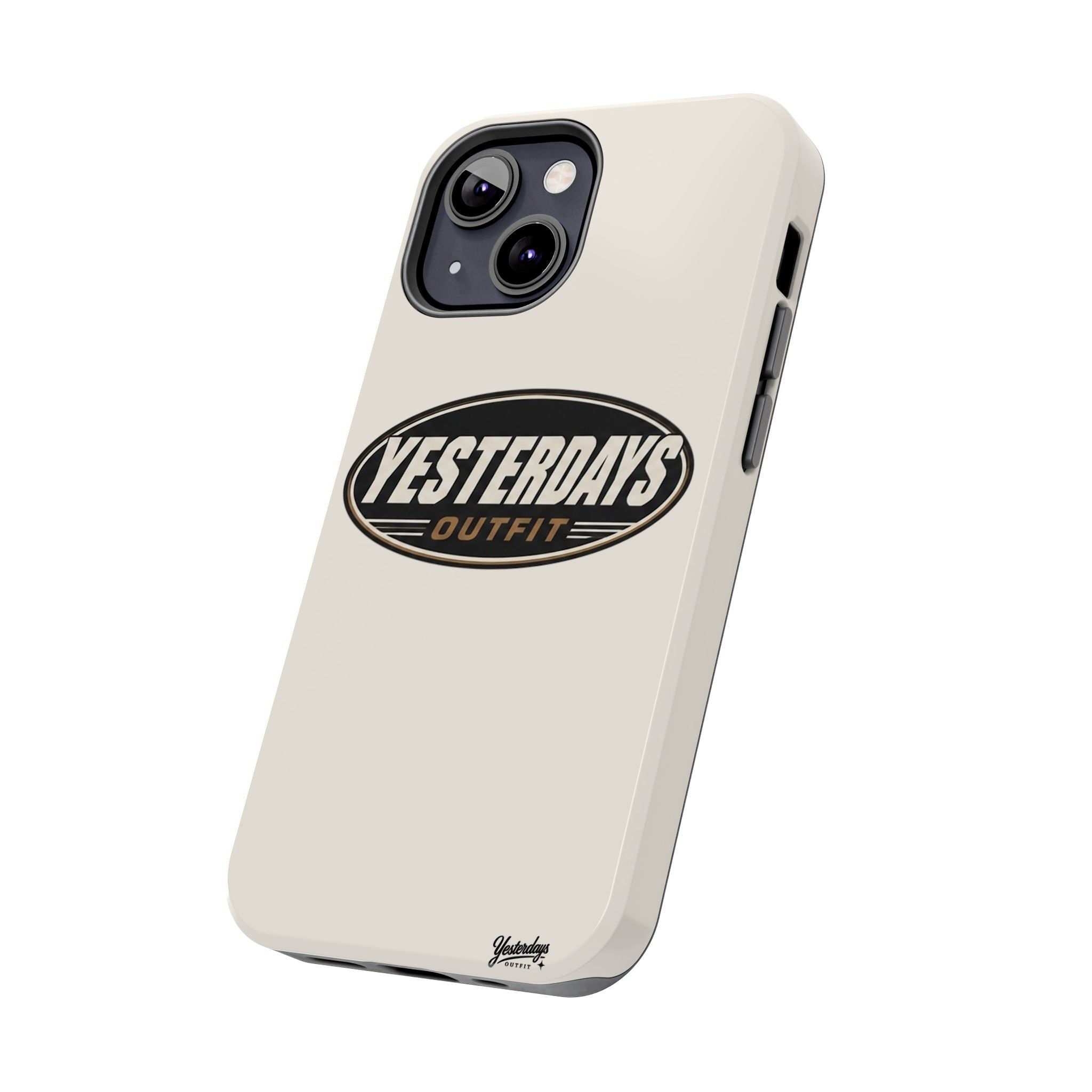 Yesterdays Outfit phone case | Tough Phone Cases, retro oval logo
