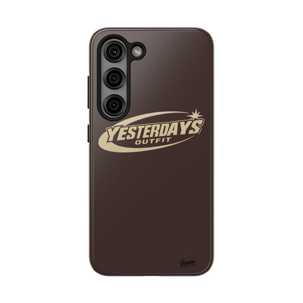 Yesterdays Outfit logo Tough Phone Case | Retro Badge Phone Case