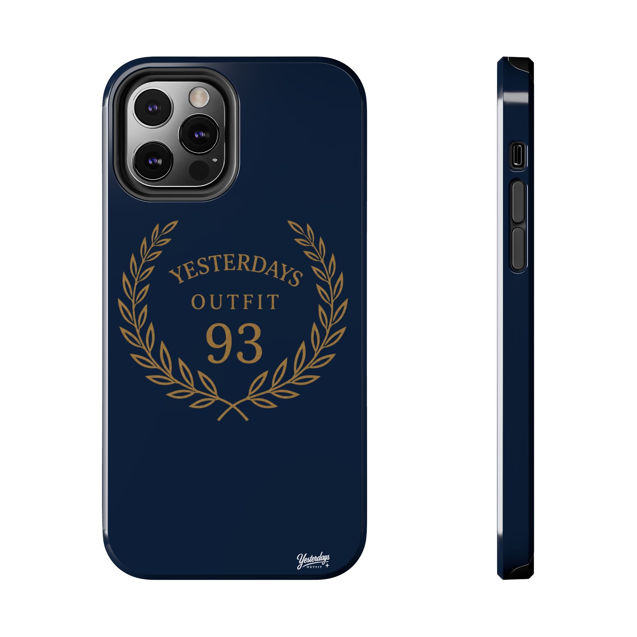 Yesterdays Outfit 93 Phone Case | Laurel Wreath Navy Protective Case