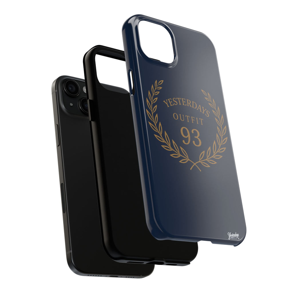Yesterdays Outfit 93 Phone Case | Laurel Wreath Navy Protective Case