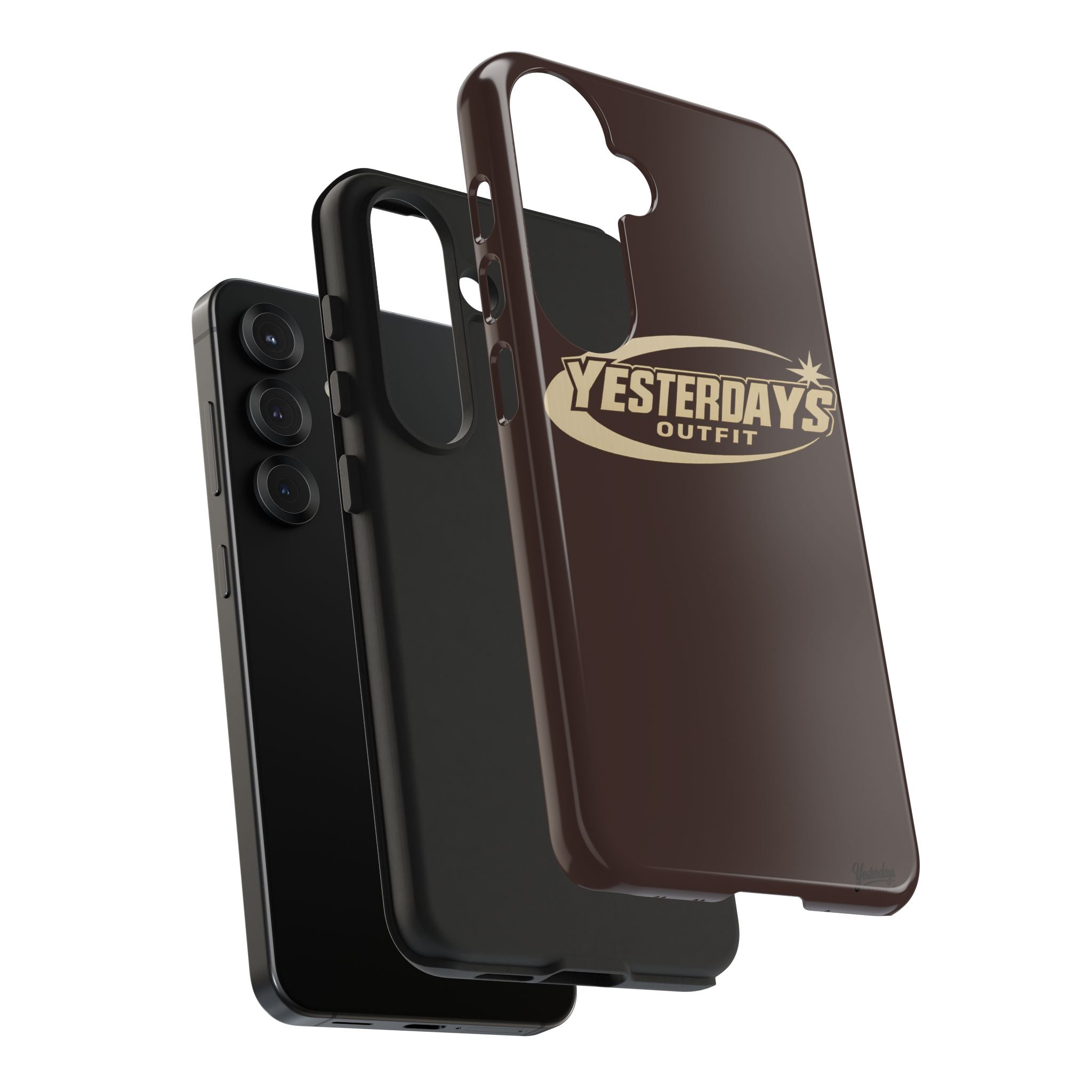 Yesterdays Outfit logo Tough Phone Case | Retro Badge Phone Case