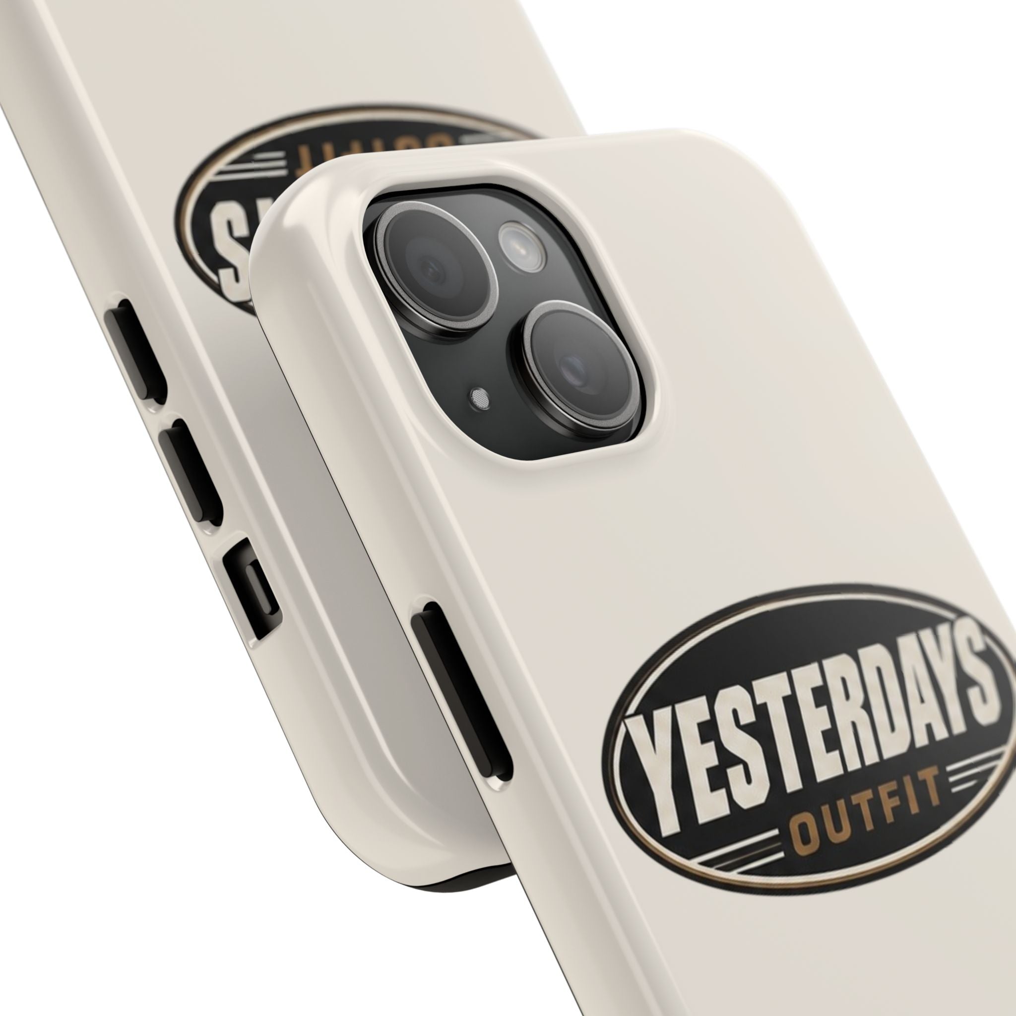 Yesterdays Outfit phone case | Tough Phone Cases, retro oval logo