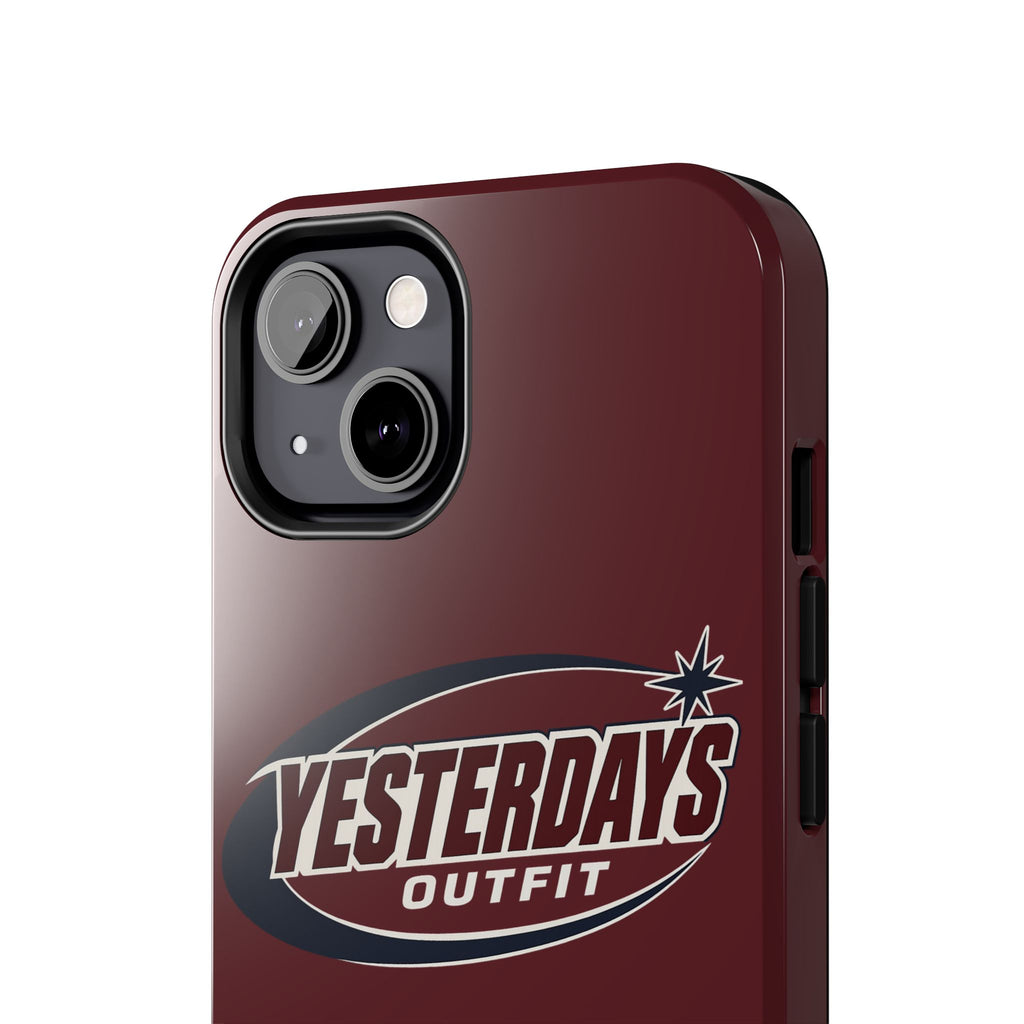 Yesterdays Outfit logo Tough Phone Case | Retro Badge iPhone Android