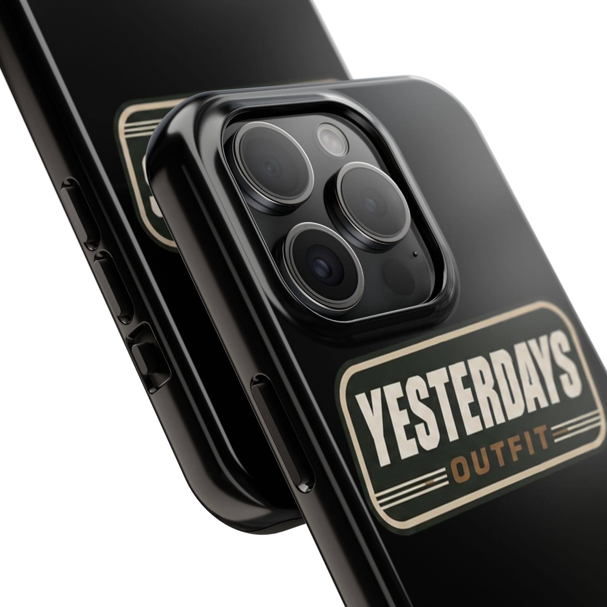 Yesterdays Outfit vintage logo Tough Phone Case | retro badge phone cover
