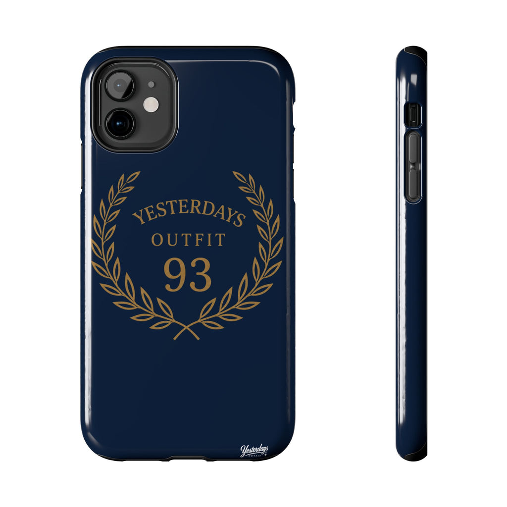 Yesterdays Outfit 93 Phone Case | Laurel Wreath Navy Protective Case