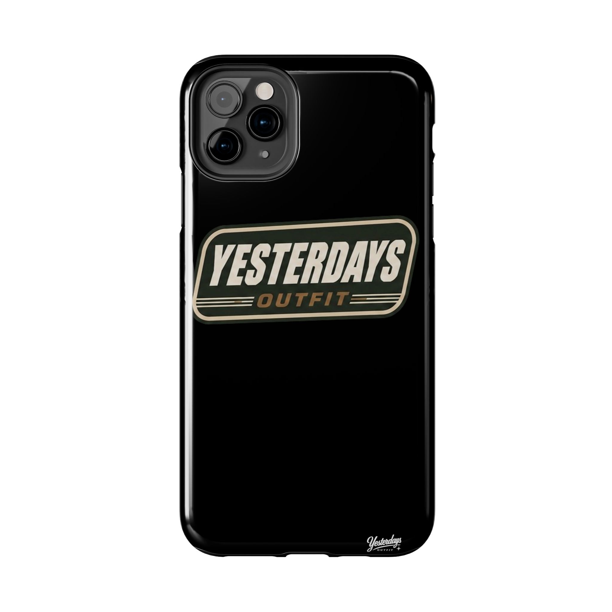 Yesterdays Outfit vintage logo Tough Phone Case | retro badge phone cover