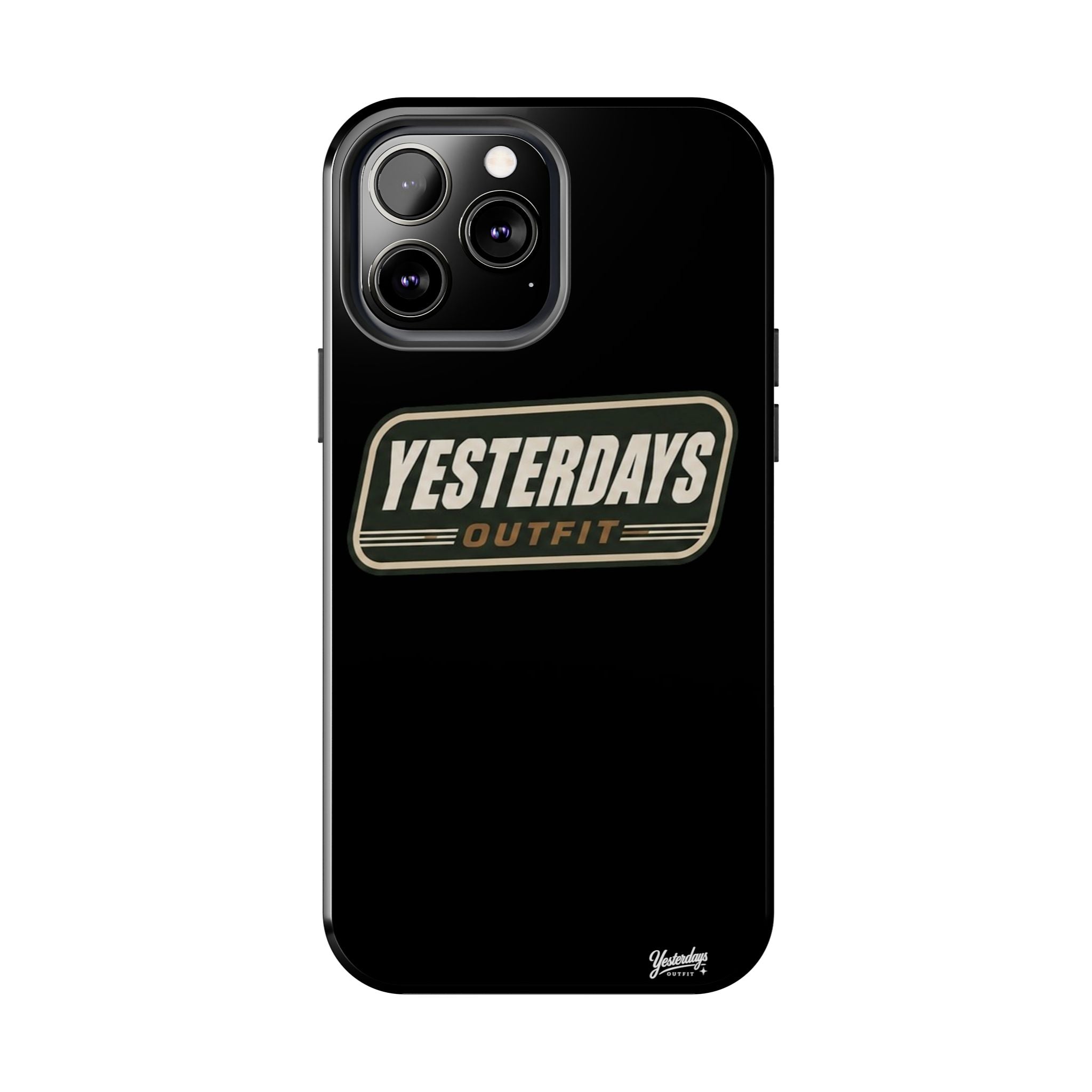 Yesterdays Outfit vintage logo Tough Phone Case | retro badge phone cover