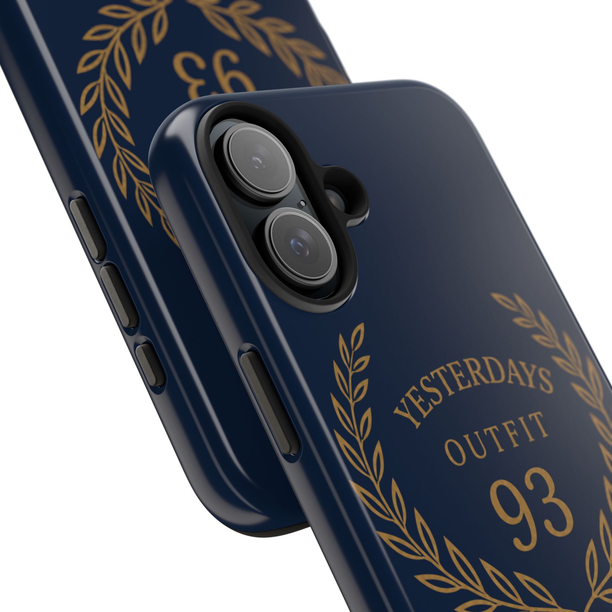 Yesterdays Outfit 93 Phone Case | Laurel Wreath Navy Protective Case