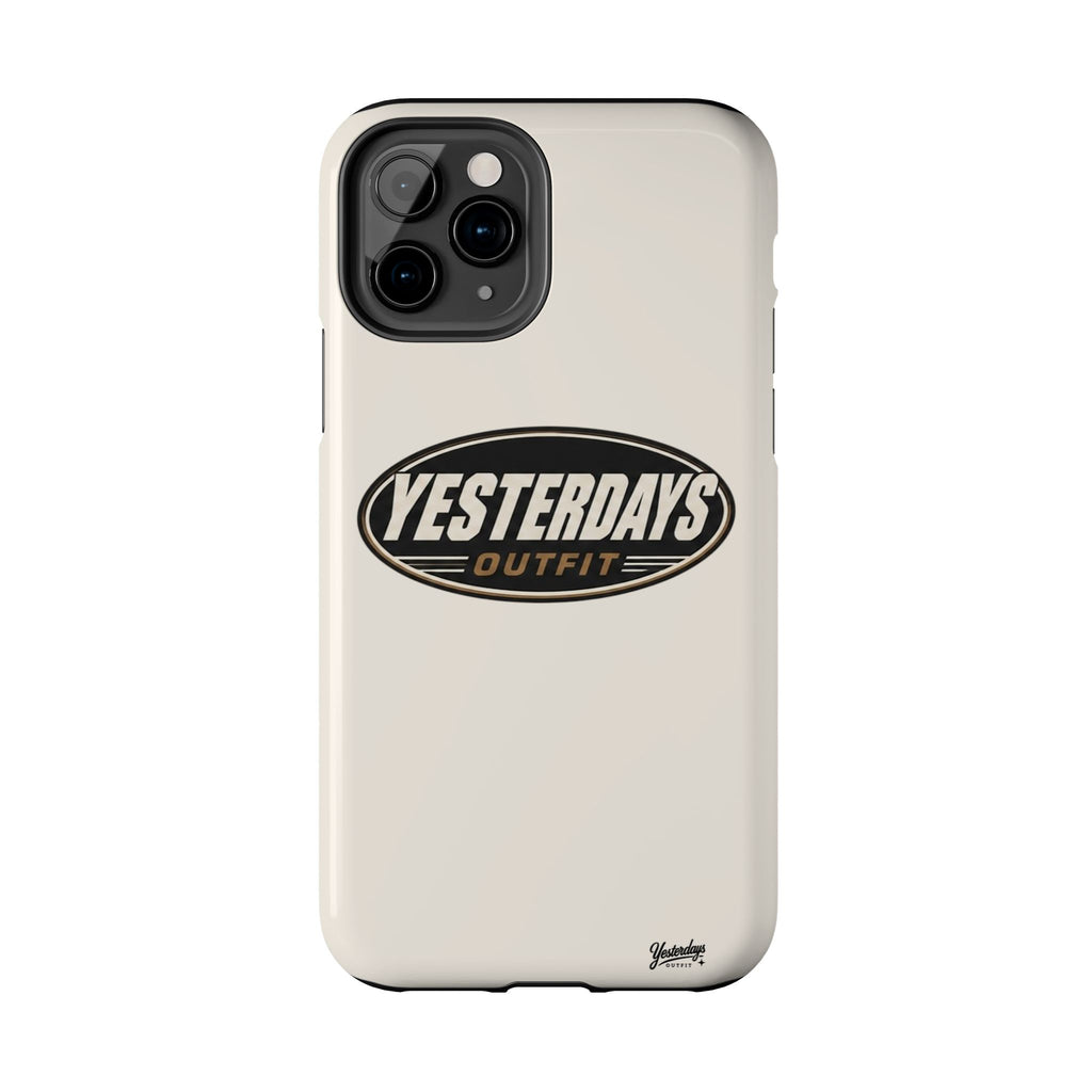 Yesterdays Outfit phone case | Tough Phone Cases, retro oval logo