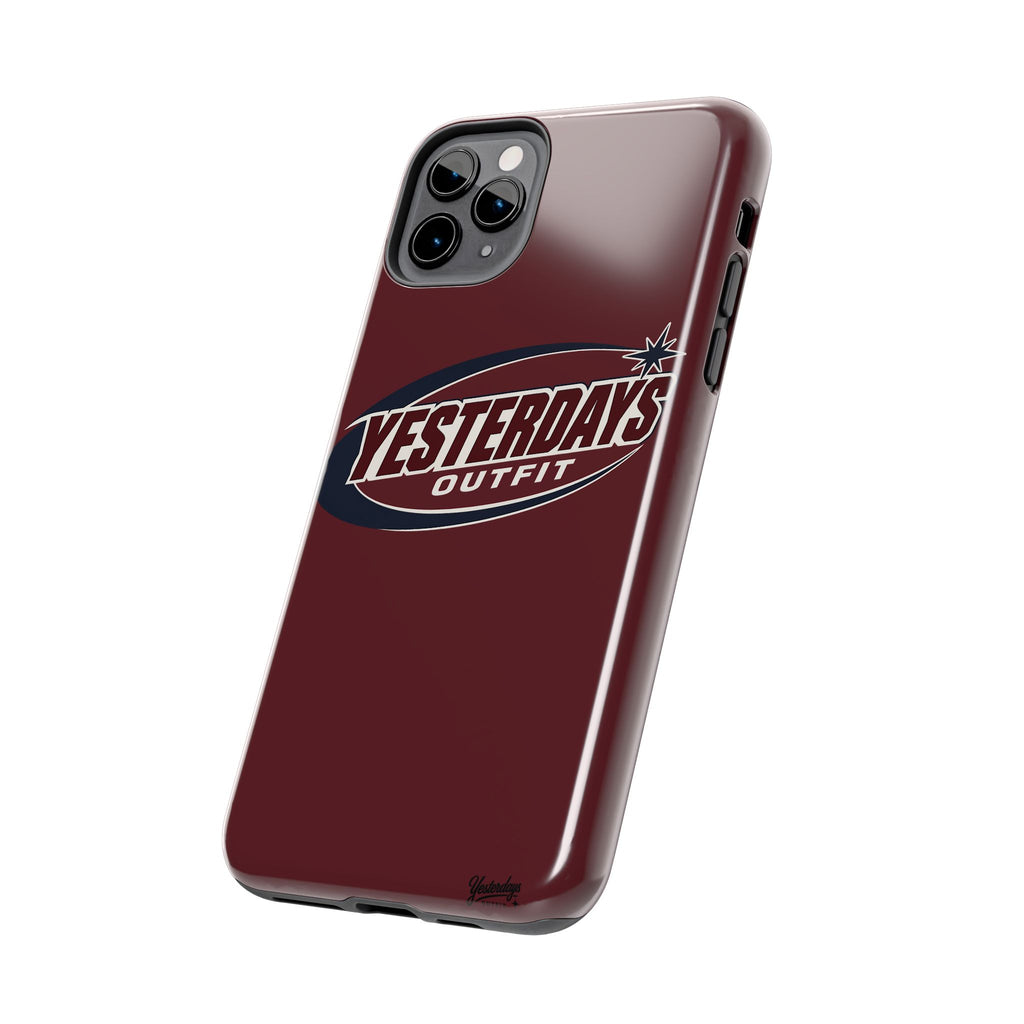Yesterdays Outfit logo Tough Phone Case | Retro Badge iPhone Android