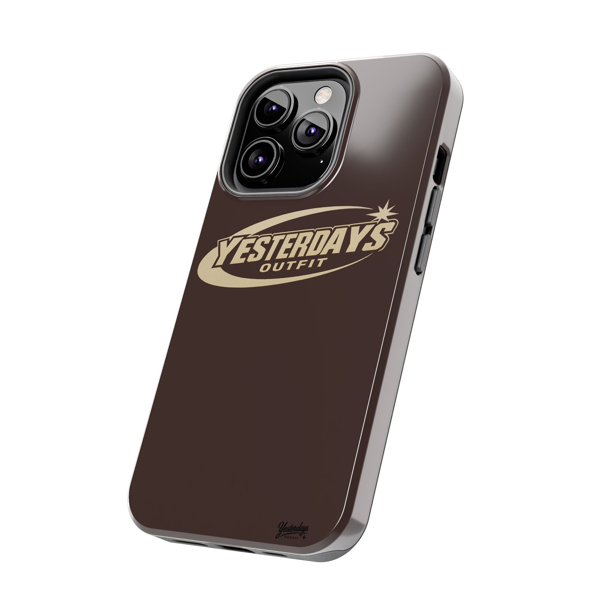 Yesterdays Outfit logo Tough Phone Case | Retro Badge Phone Case