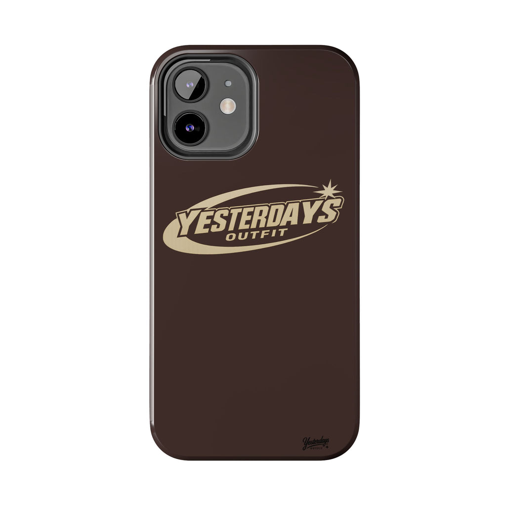 Yesterdays Outfit logo Tough Phone Case | Retro Badge Phone Case