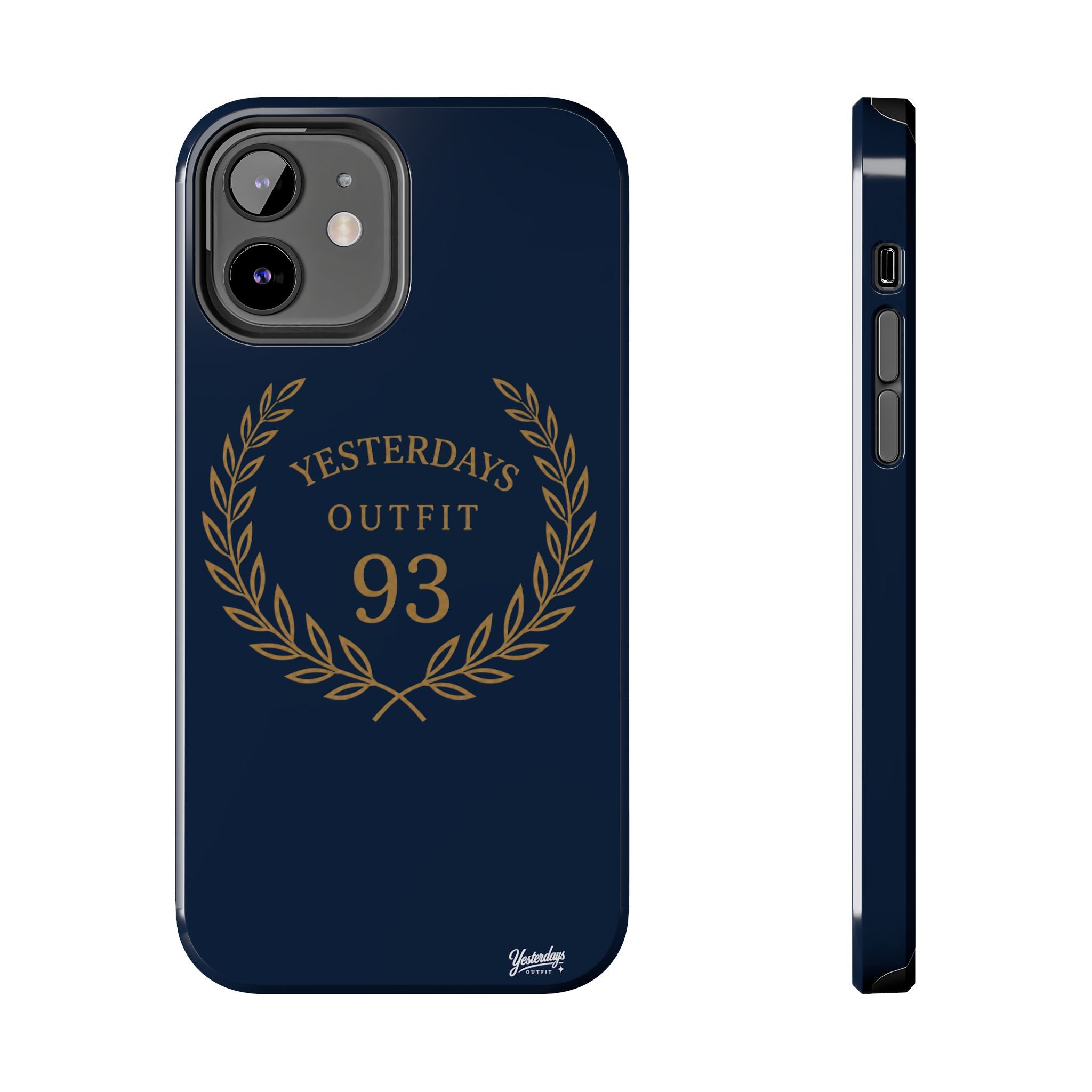 Yesterdays Outfit 93 Phone Case | Laurel Wreath Navy Protective Case