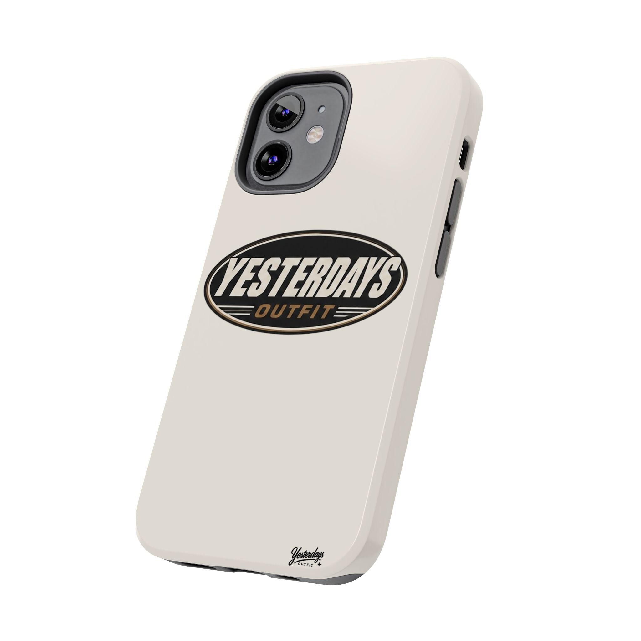 Yesterdays Outfit phone case | Tough Phone Cases, retro oval logo