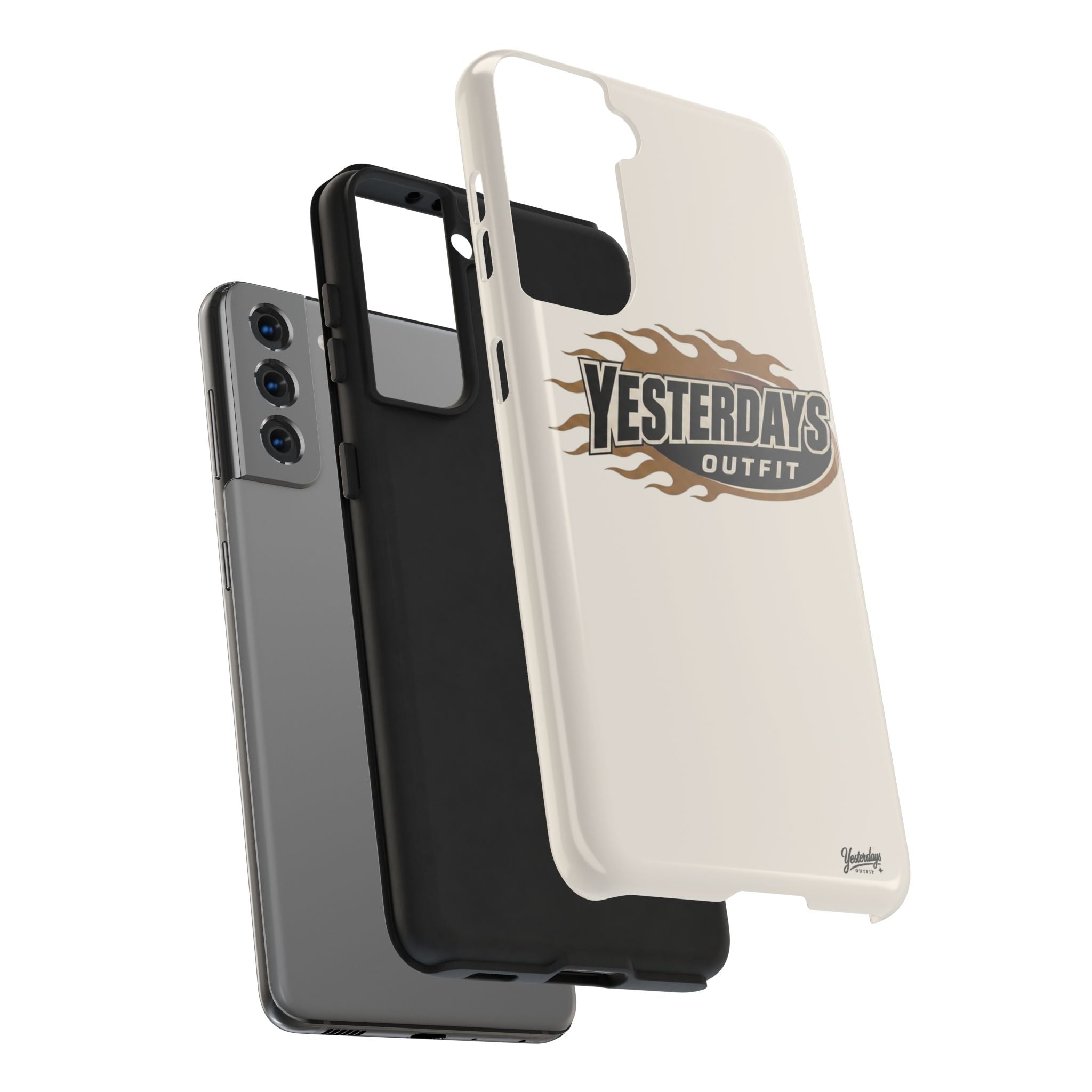 Yesterdays Outfit Flame Logo Phone Case | Tough Phone Case