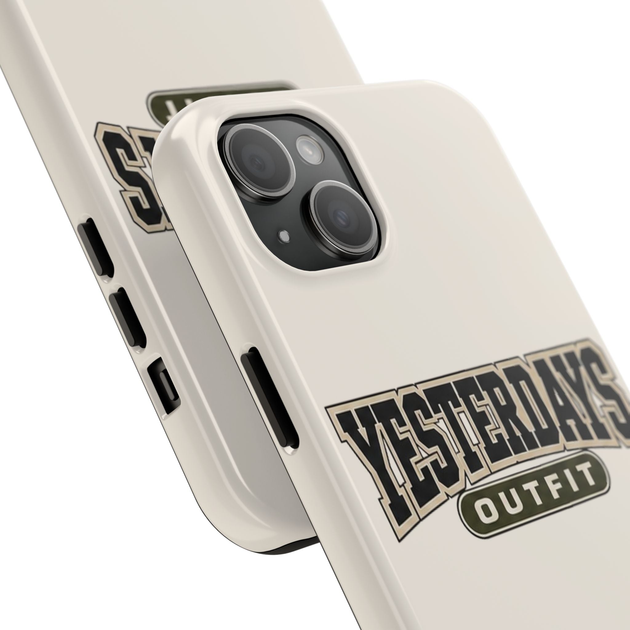 Yesterdays Outfit Phone Case | Retro Collegiate Logo, Tough Phone Case