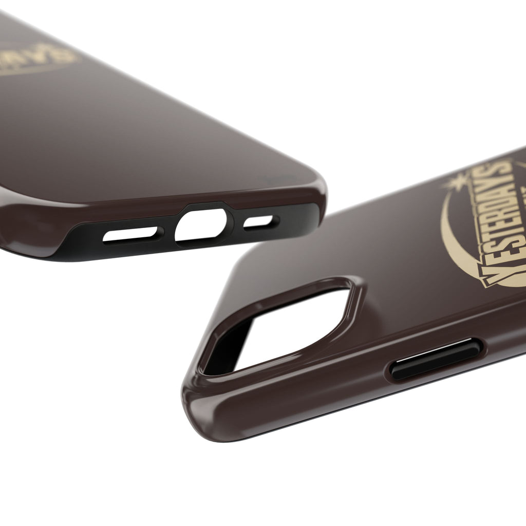 Yesterdays Outfit logo Tough Phone Case | Retro Badge Phone Case