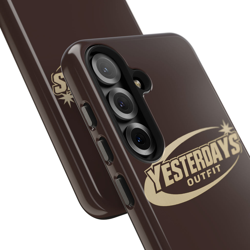 Yesterdays Outfit logo Tough Phone Case | Retro Badge Phone Case