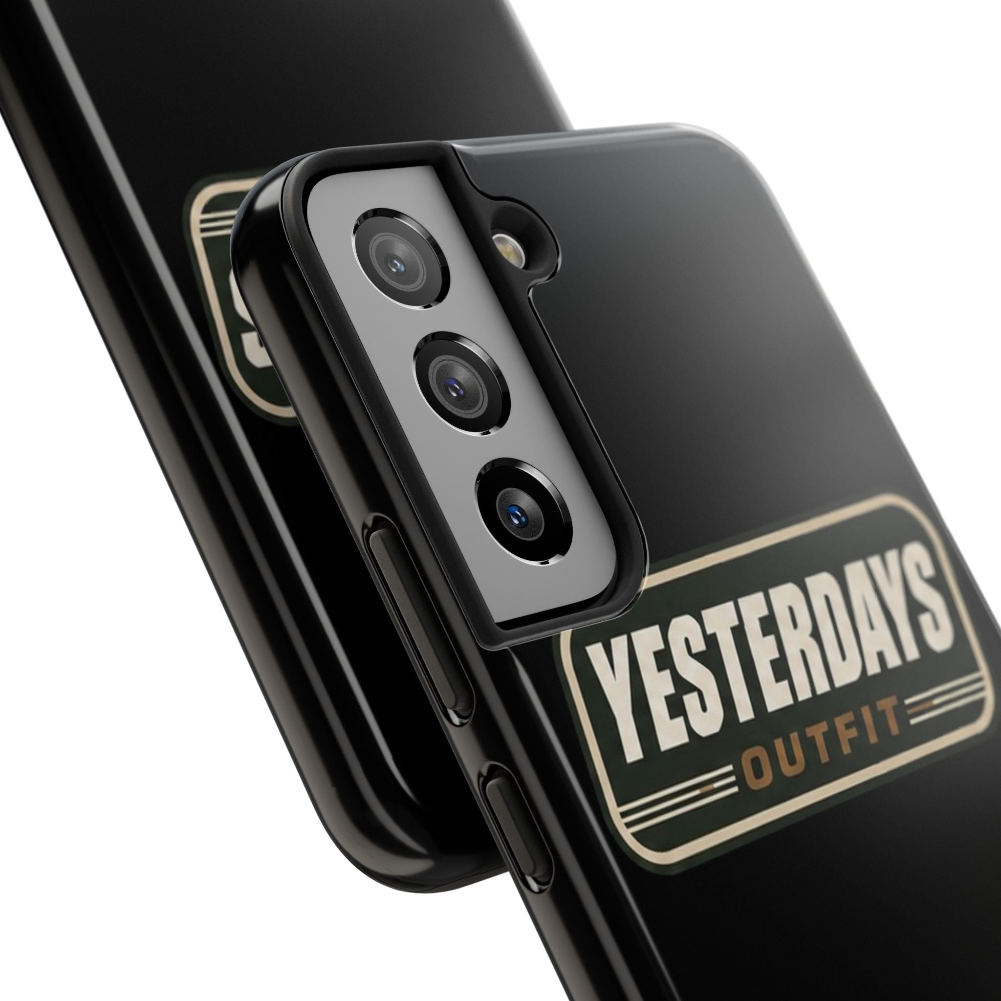 Yesterdays Outfit vintage logo Tough Phone Case | retro badge phone cover