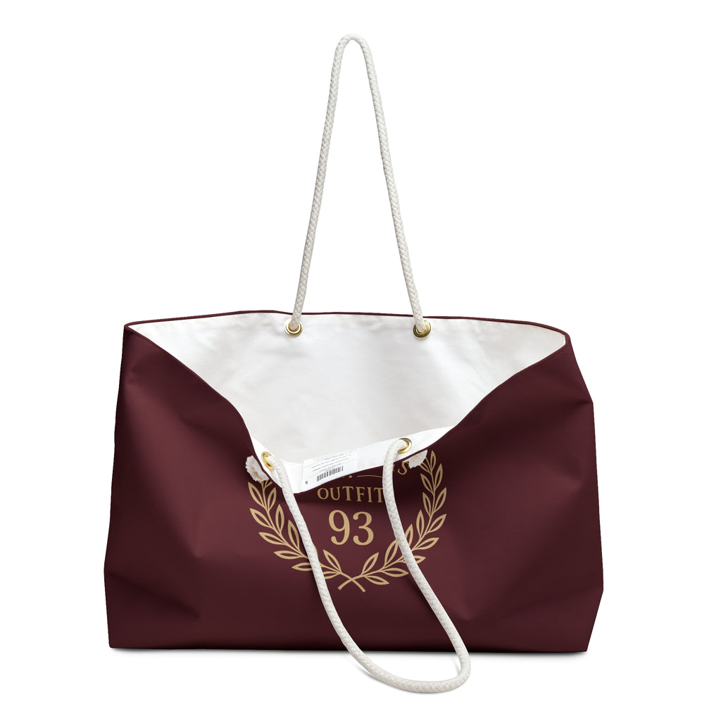Yesterdays Outfit 93 Weekender Bag | Maroon Laurel Travel Tote