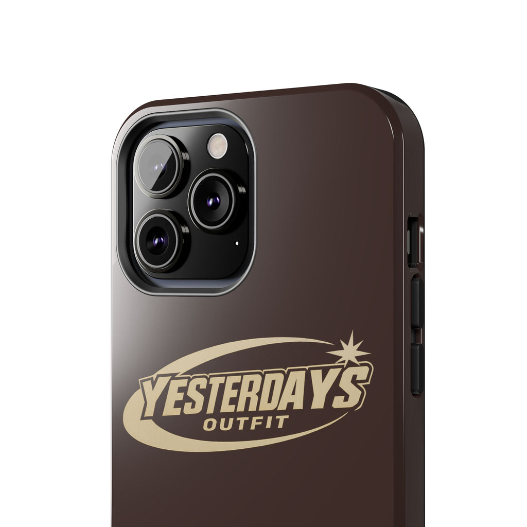 Yesterdays Outfit logo Tough Phone Case | Retro Badge Phone Case