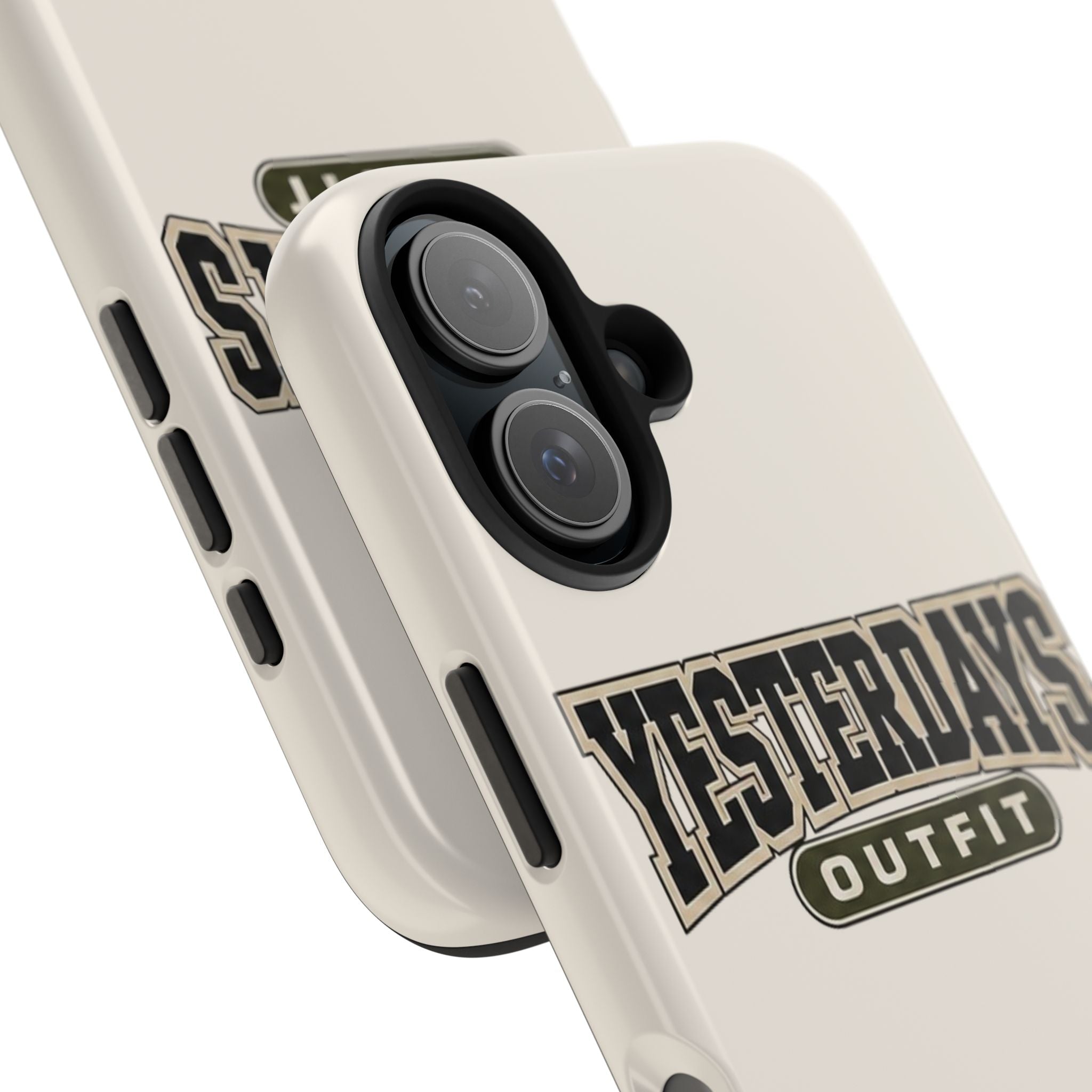 Yesterdays Outfit Phone Case | Retro Collegiate Logo, Tough Phone Case
