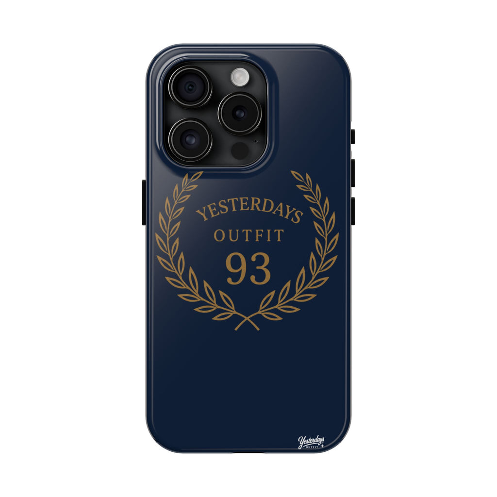 Yesterdays Outfit 93 Phone Case | Laurel Wreath Navy Protective Case