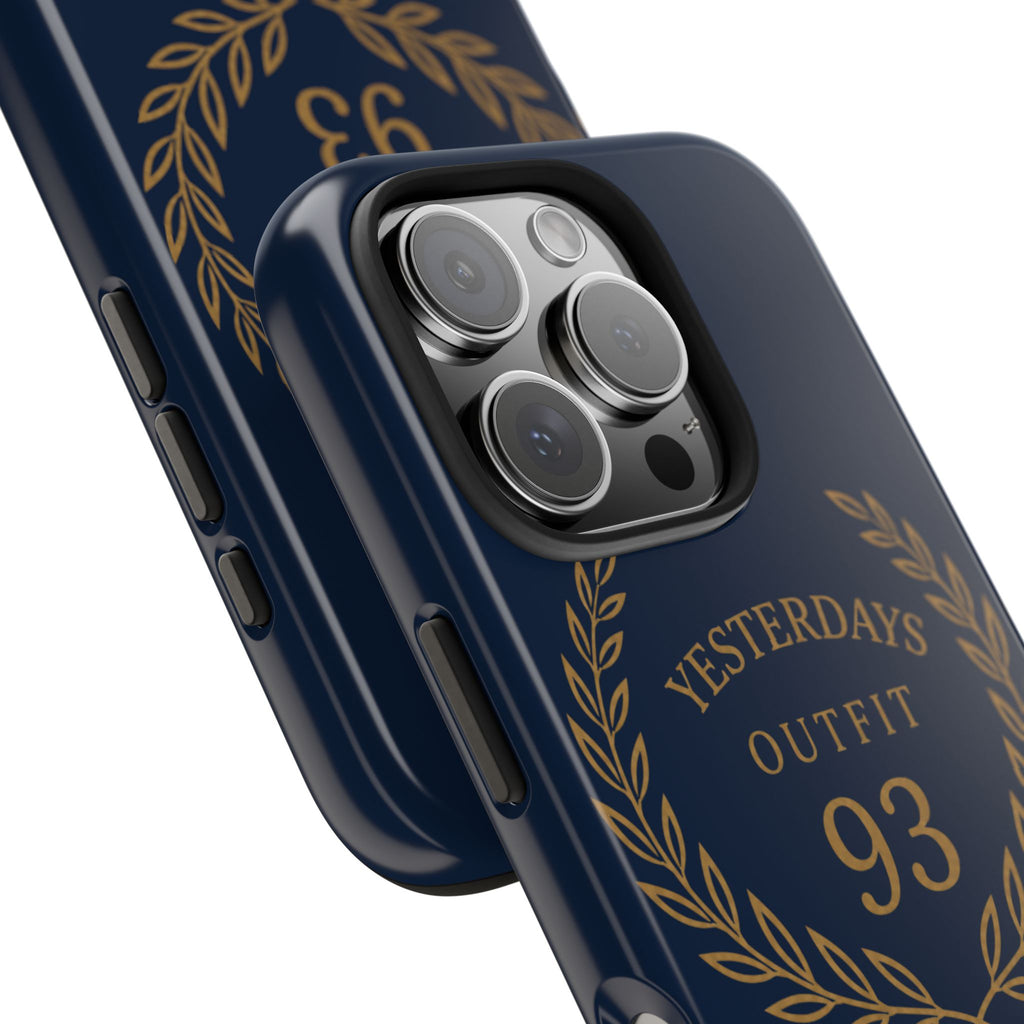 Yesterdays Outfit 93 Phone Case | Laurel Wreath Navy Protective Case