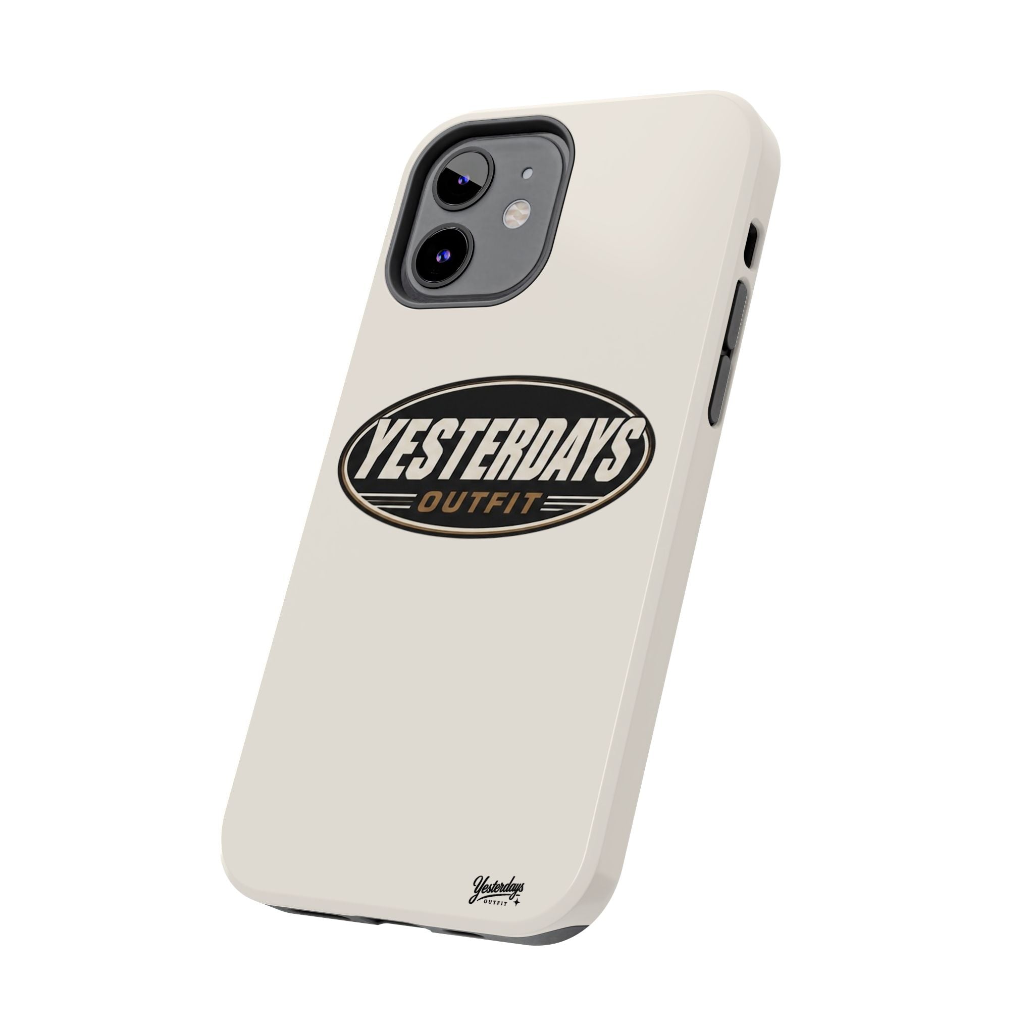 Yesterdays Outfit phone case | Tough Phone Cases, retro oval logo