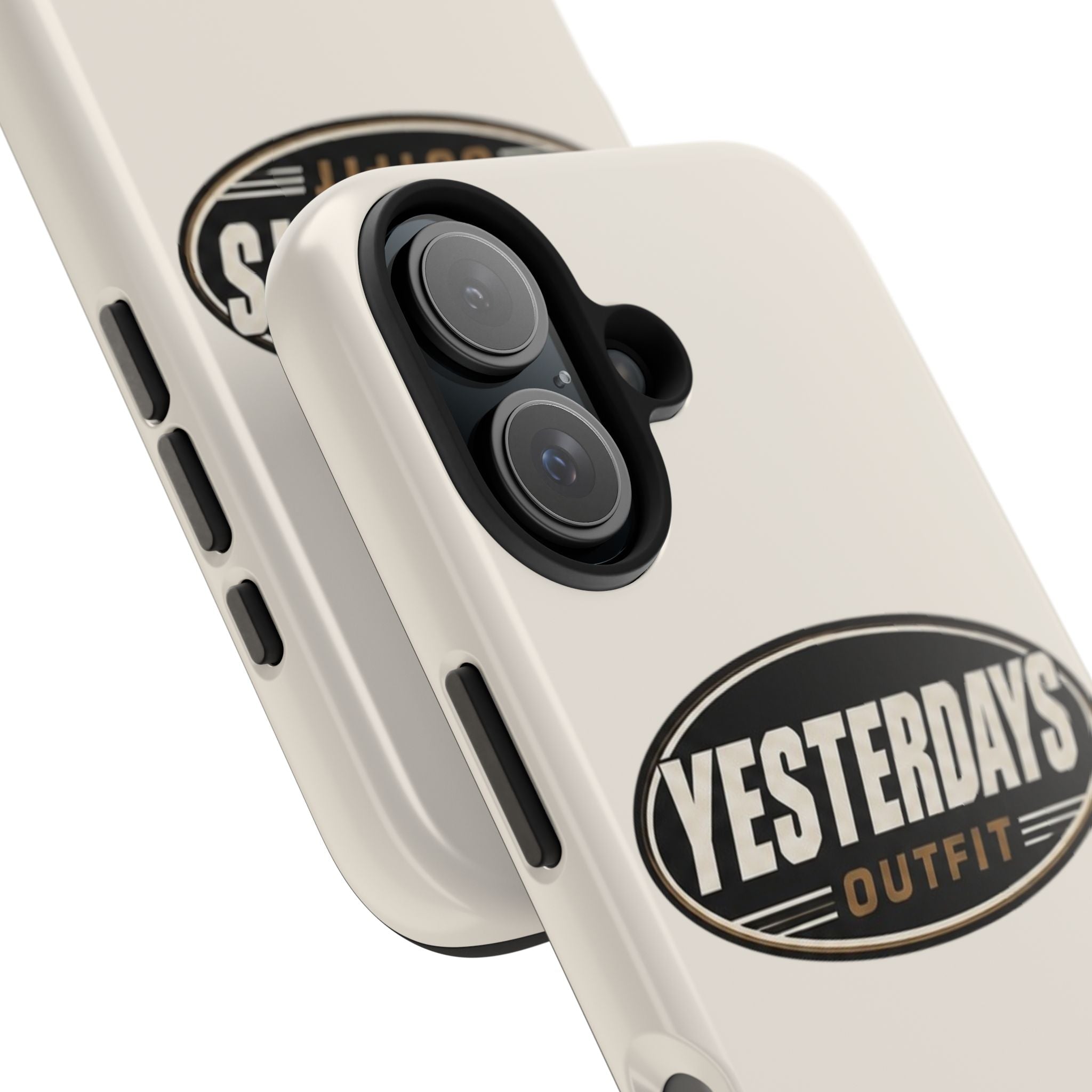 Yesterdays Outfit phone case | Tough Phone Cases, retro oval logo