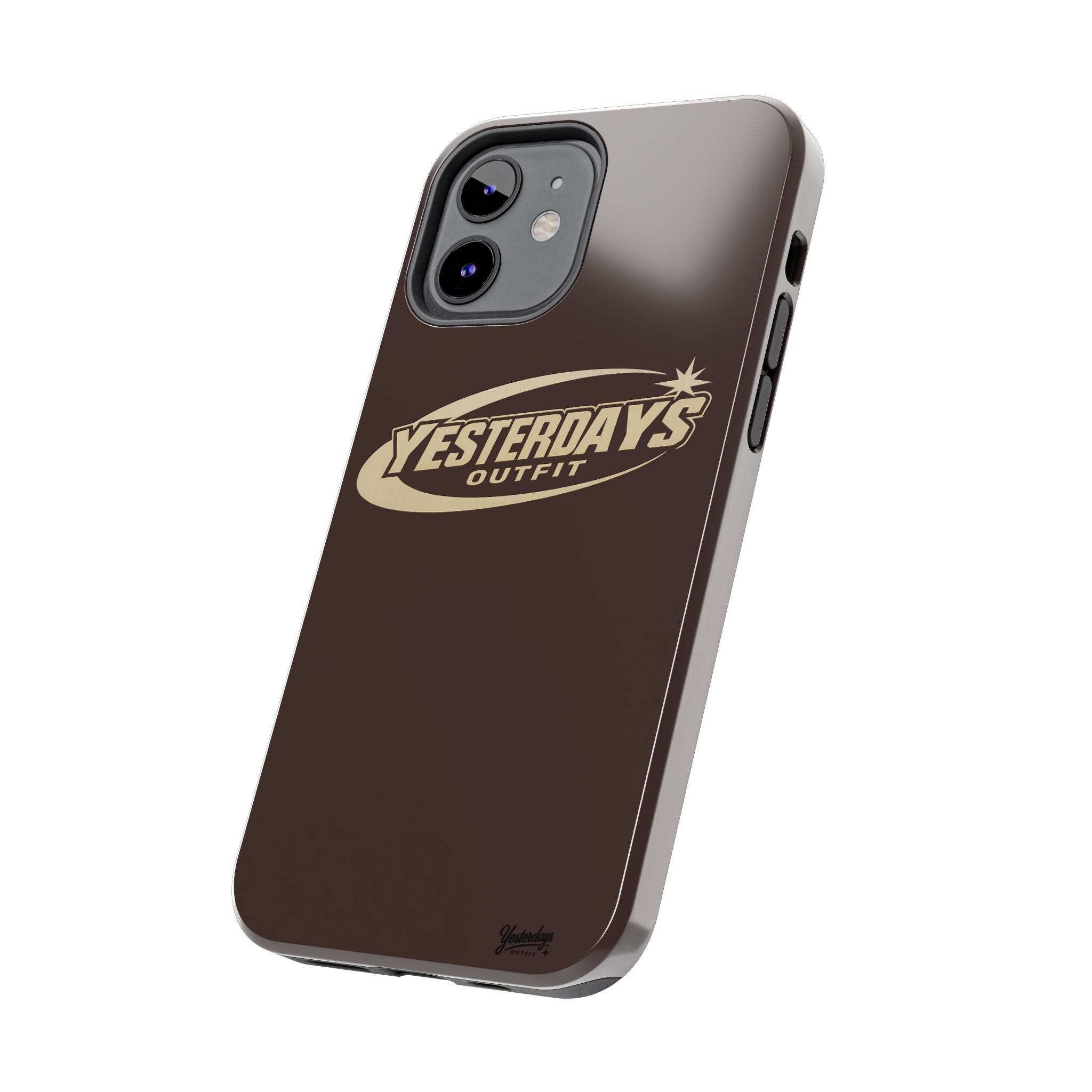 Yesterdays Outfit logo Tough Phone Case | Retro Badge Phone Case